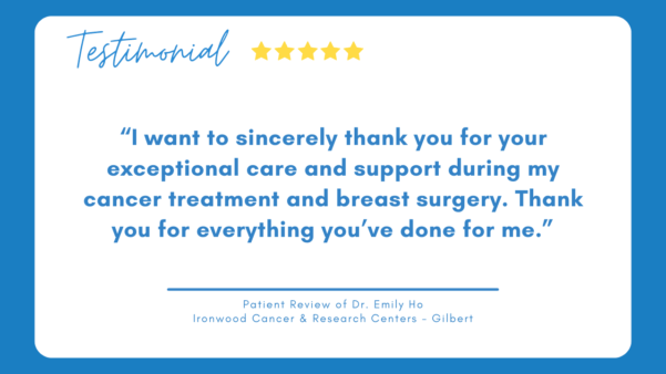 Dr. Emily Ho Testimonial