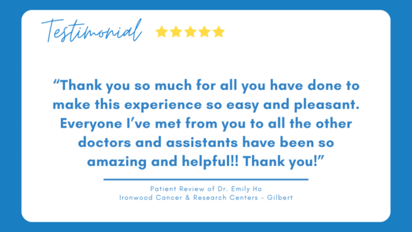 Dr. Emily Ho Testimonial